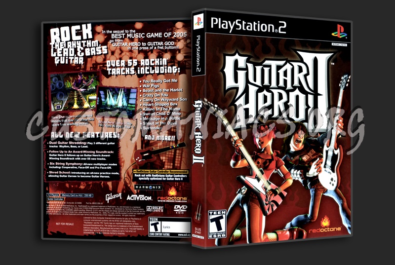 Guitar Hero 2 dvd cover