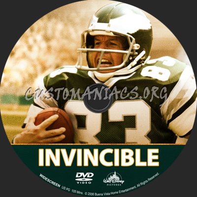 Invincible dvd label