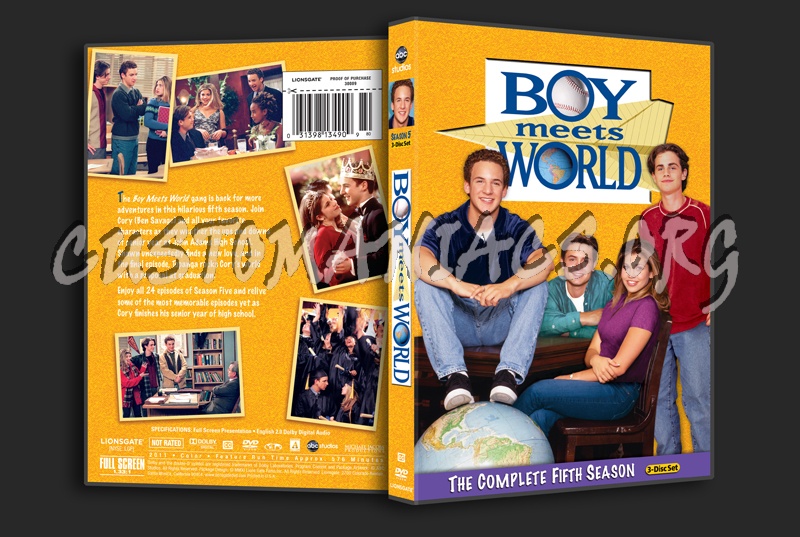 Boy Meets World Season 5 dvd cover