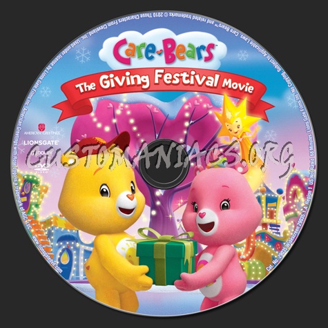 Care Bears The Giving Festival Movie dvd label