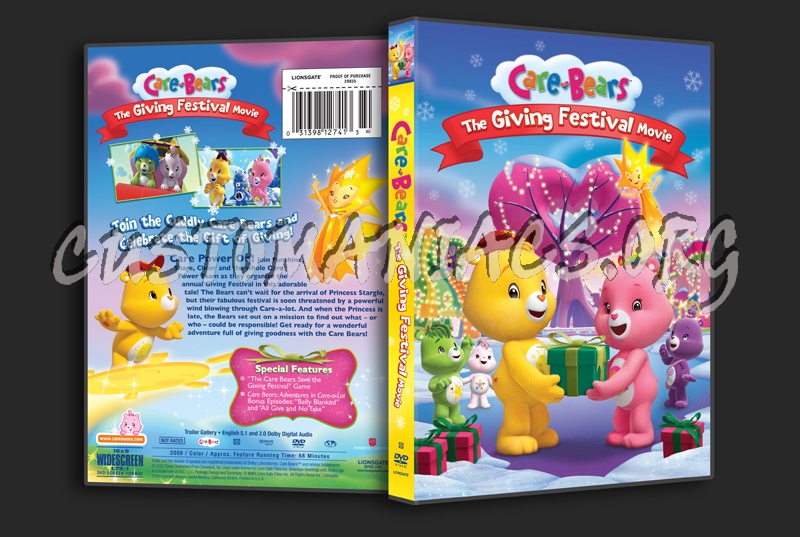 Care Bears The Giving Festival Movie dvd cover