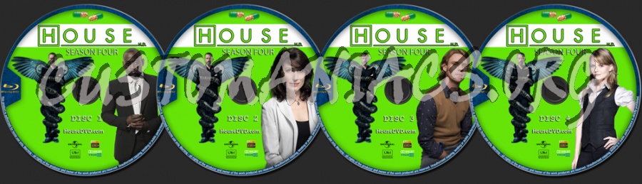 House Season 4 blu-ray label