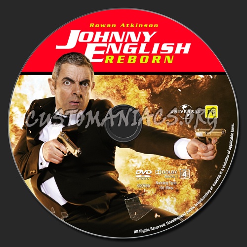 Johnny English Reborn dvd label
