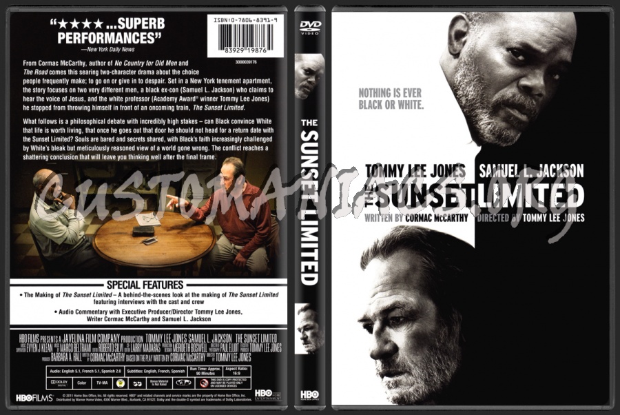 The Sunset Limited dvd cover