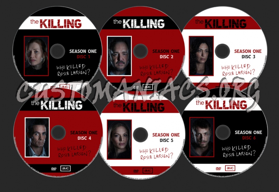 The Killing Season One dvd label