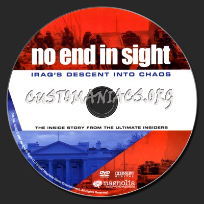No End in Sight dvd label