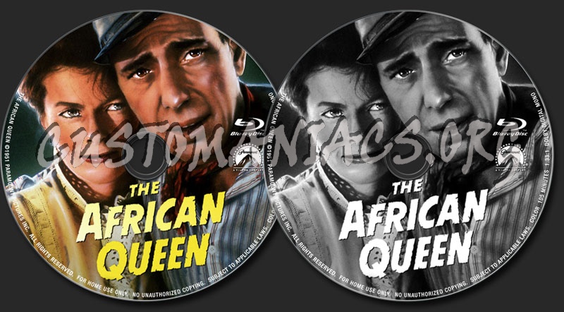 The African Queen blu-ray label