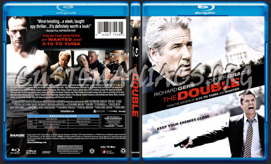 The Double blu-ray cover