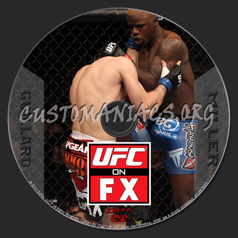 UFC on FX 1 Guillard vs Miller dvd label