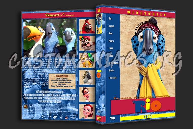 Rio Dvd Cover Dvd Covers Labels By Customaniacs Id 1571 Free Download Highres Dvd Cover