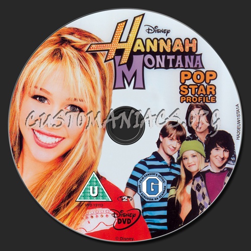 Hannah Montana Pop Star Profile dvd label