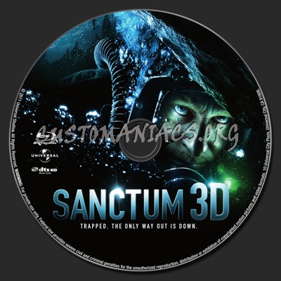 Sanctum (3D) blu-ray label