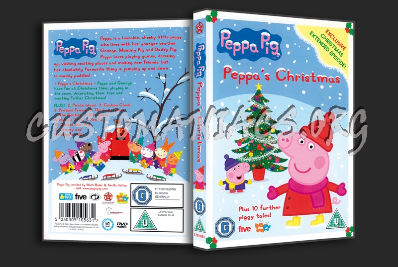 Peppa Pig Peppa's Christmas dvd cover