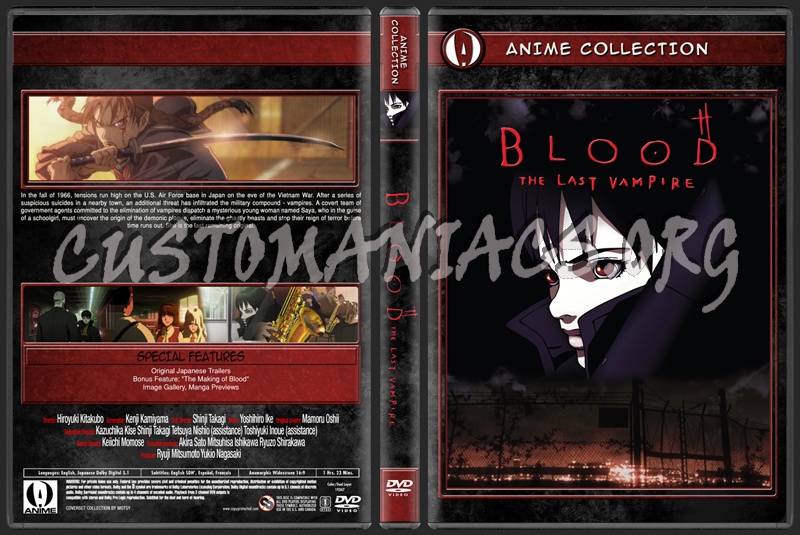 Anime Collection Blood The Last Vampire dvd cover