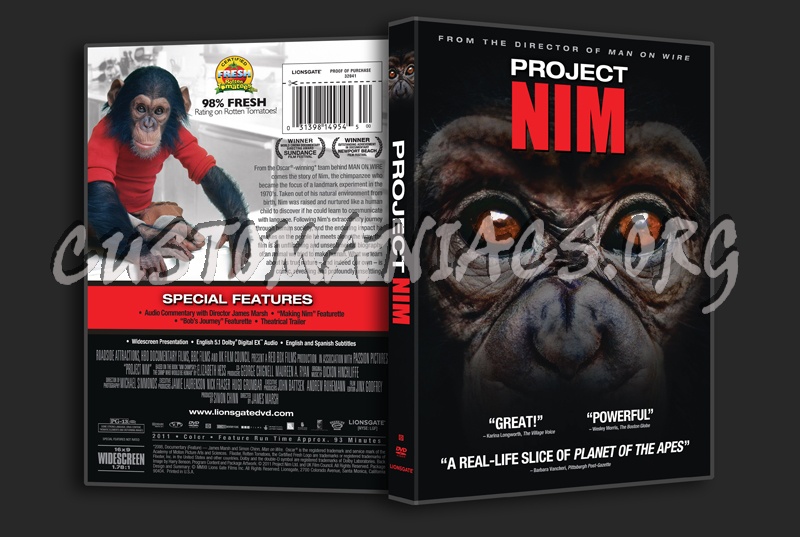 Project Nim dvd cover