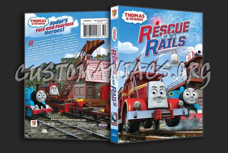 Thomas & Friends: Rescue on the Rails dvd cover