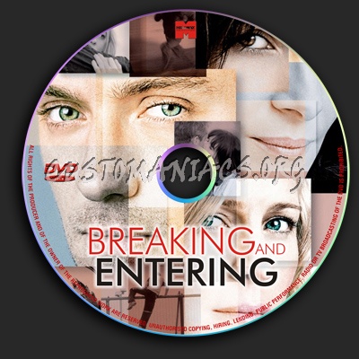 Breaking and Entering dvd label