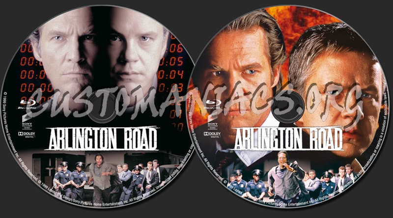 Arlington Road blu-ray label