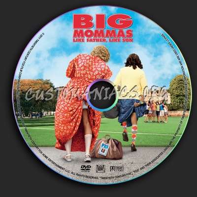 Big Mommas Like Father, Like Son dvd label