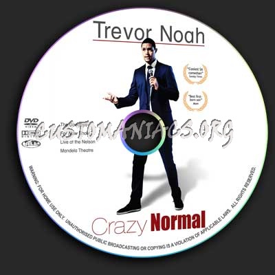 Trevor Noah - Crazy Normal dvd label