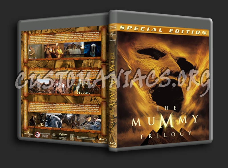 The Mummy Trilogy blu-ray cover