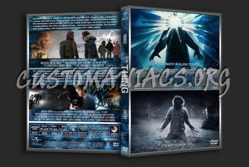 The Thing Double Feature dvd cover