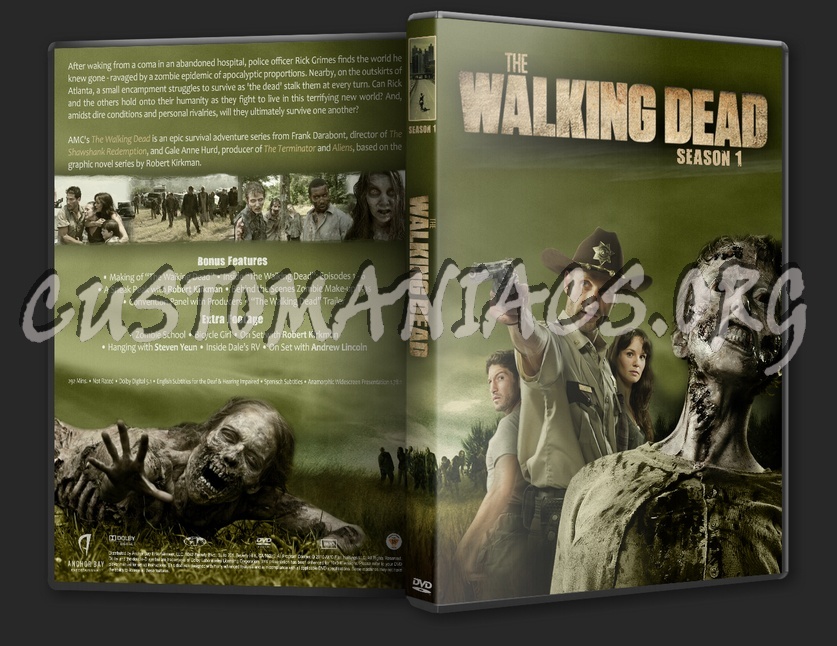 The Walking Dead - Season 1 dvd cover