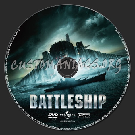 Battleship dvd label