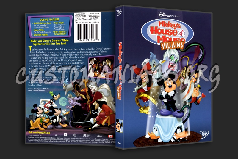 Mickey's House Of Mouse Villains dvd cover