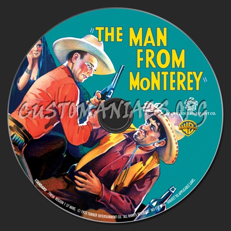 The Man From Monterey dvd label