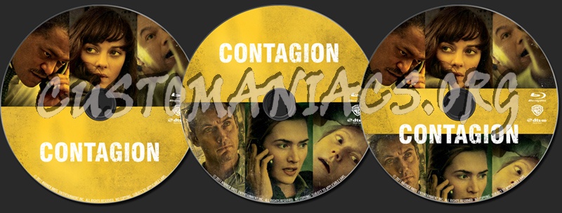 Contagion blu-ray label