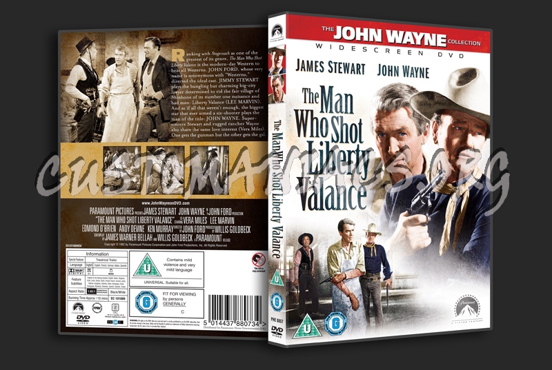 The Man Who Shot Liberty Valance dvd cover