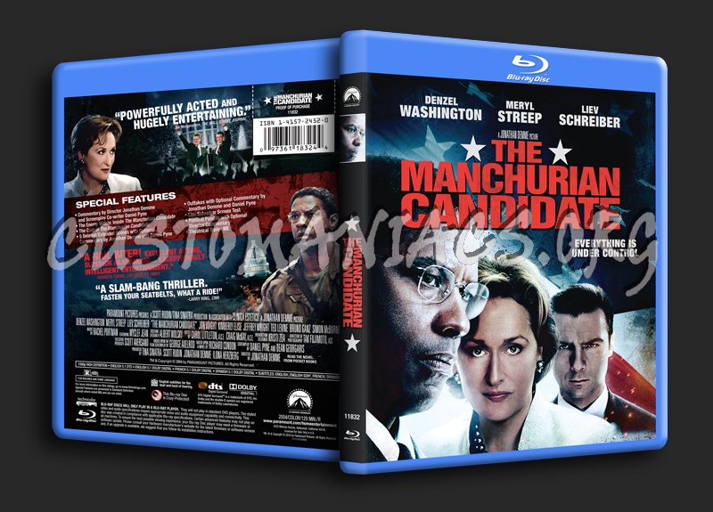 The Manchurian Candidate blu-ray cover