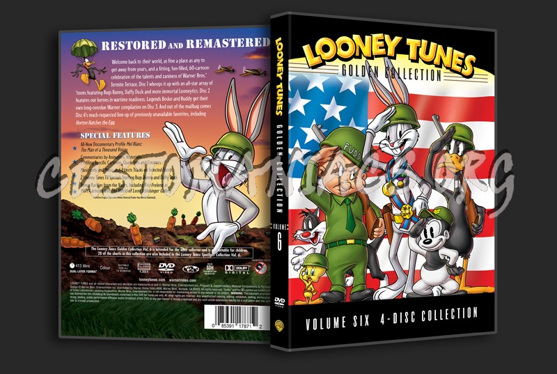 Looney Tunes Golden Collection - Volume 6 dvd cover - DVD Covers  Labels  by Customaniacs, id: 157442 free download highres dvd cover