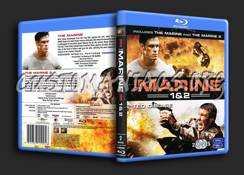 The Marine 1 & 2 blu-ray cover