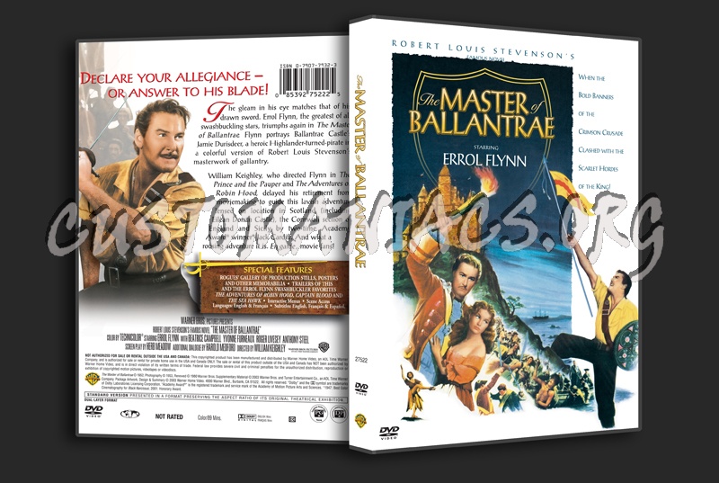 The Master of Ballantrae dvd cover