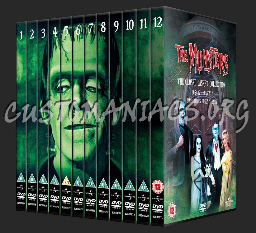 The Munsters The Closed Casket Collection dvd cover