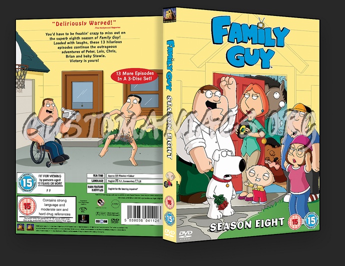 Family Guy Season 8 dvd cover