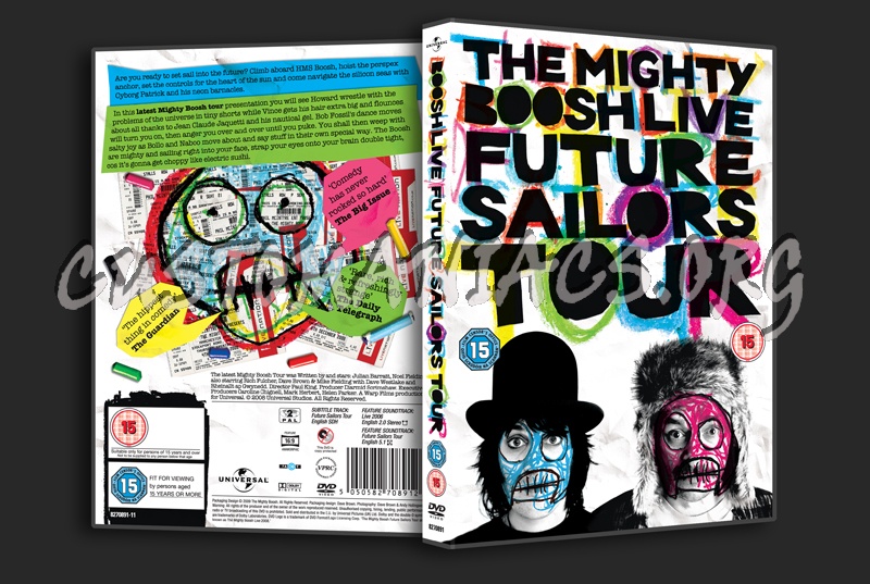 The Mighty Boosh Live Future Sailors Tour dvd cover