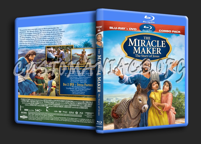 The Miracle Maker blu-ray cover