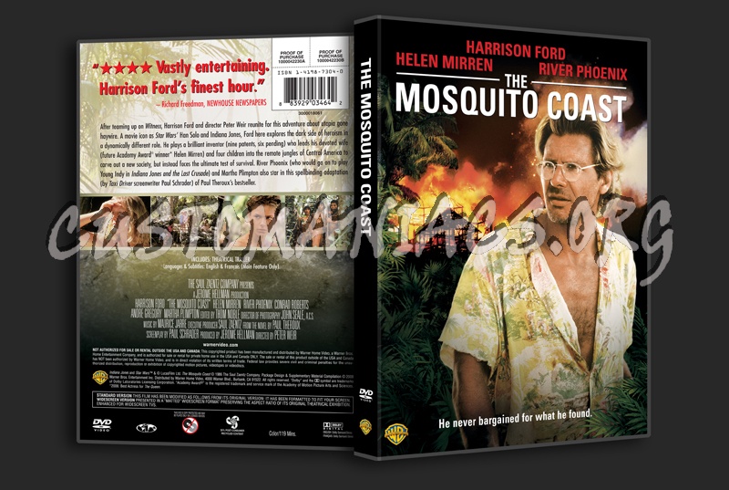 The Mosquito Coast dvd cover