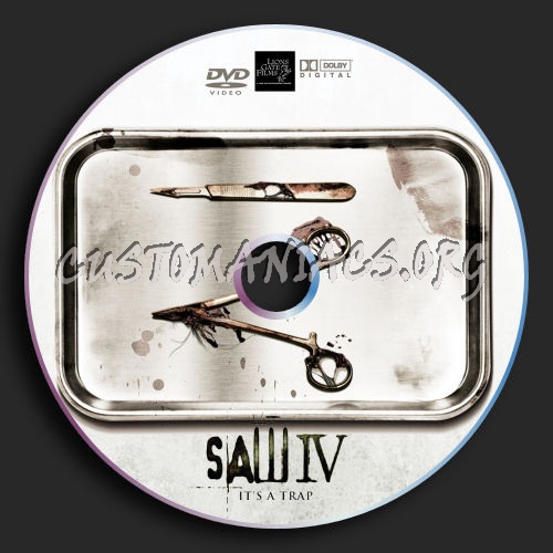 Saw IV dvd label