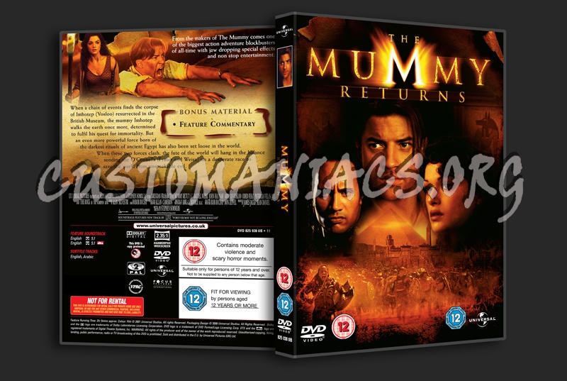 The Mummy Returns dvd cover