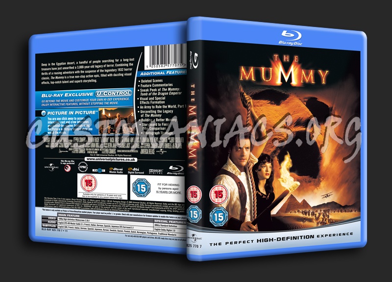 The Mummy blu-ray cover