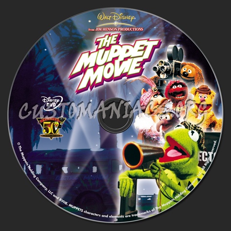 The Muppet Movie dvd label