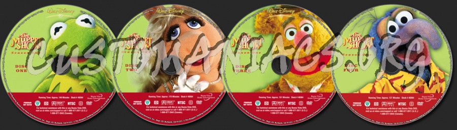 The Muppet Show Season 1 dvd label