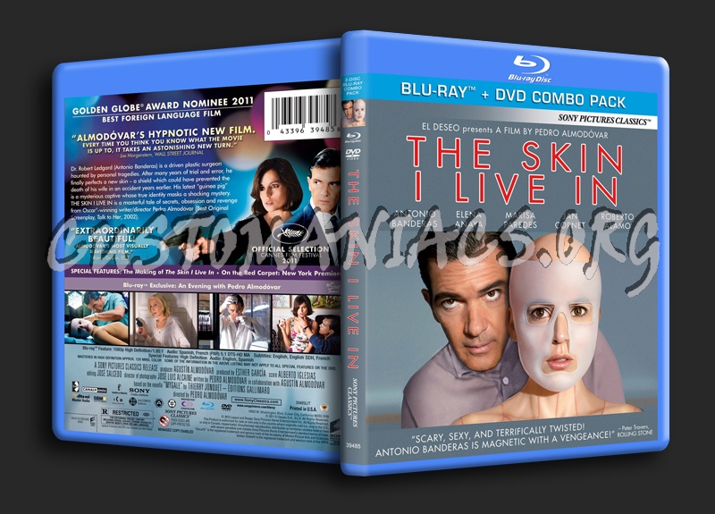 The Skin I Live In blu-ray cover