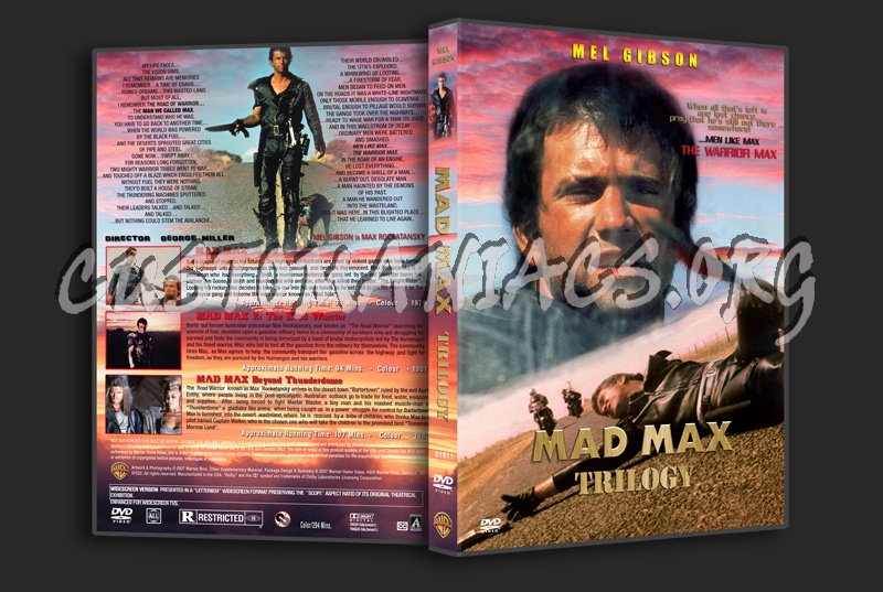 Mad Max trilogy dvd cover