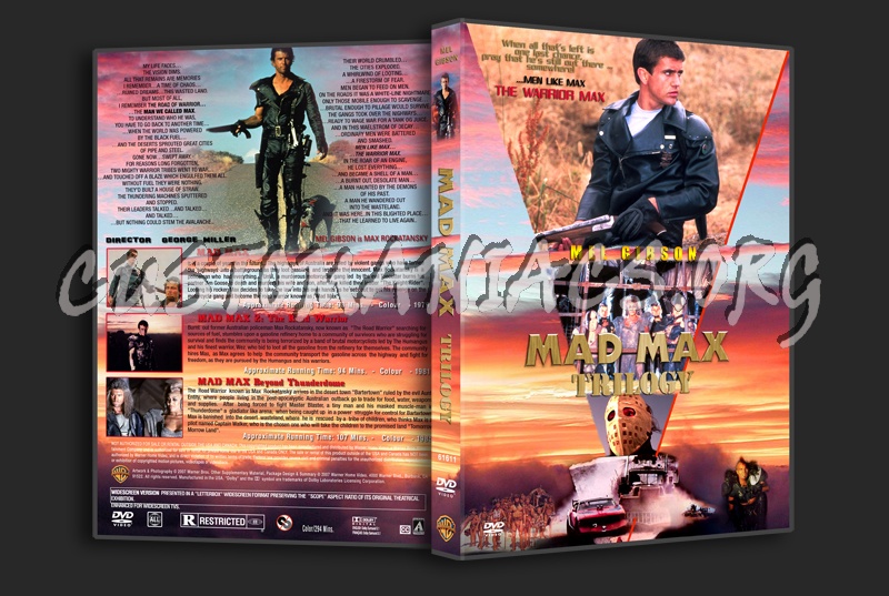 Mad Max trilogy dvd cover