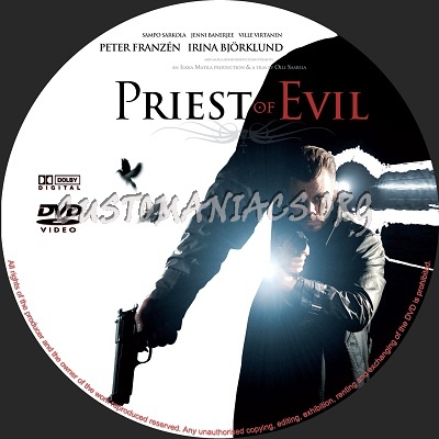 Priest Of Evil dvd label